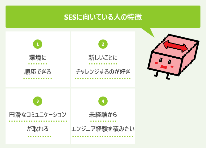 SESに向いている人の特徴