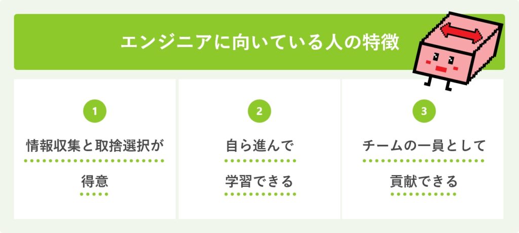 エンジニアに向いている人の特徴
