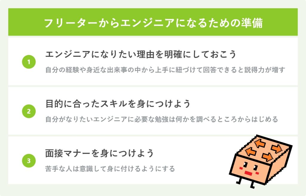 フリーターからエンジニアになるための準備