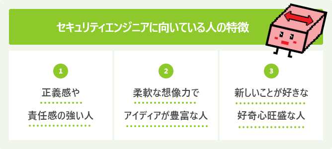 セキュリティエンジニアに向いている人の特徴