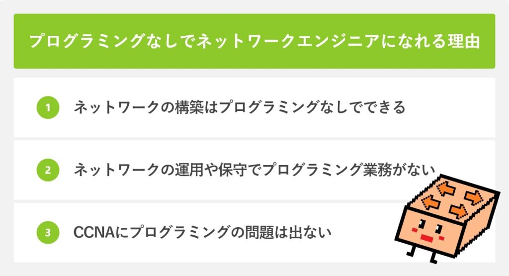 プログラミングなしでネットワークエンジニアになれる理由