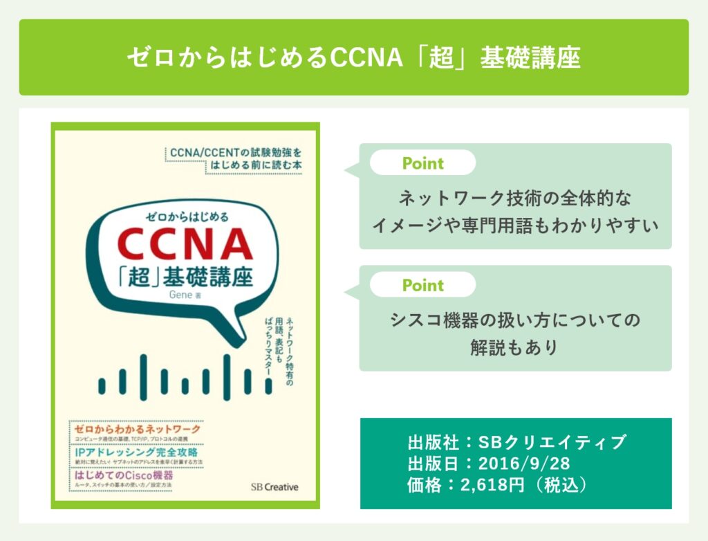 ゼロからはじめるCCNA「超」基礎講座