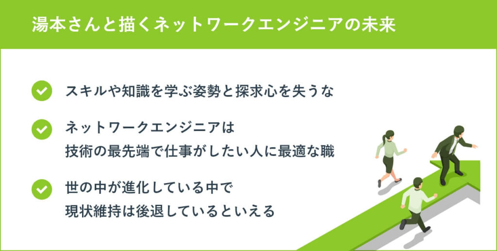 湯本さんと描くネットワークエンジニアの未来