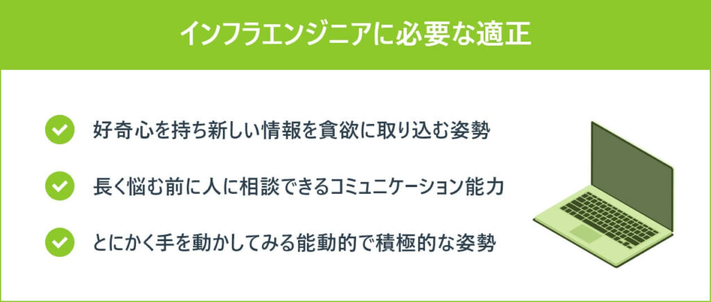 インフラエンジニアに必要な適正