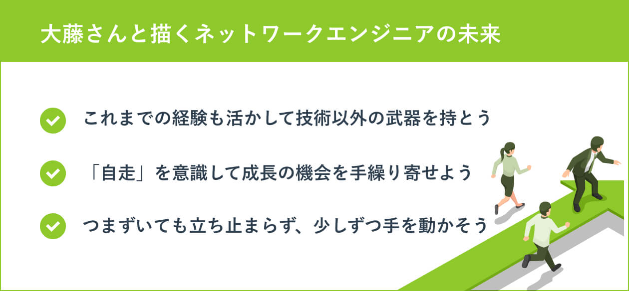 大藤さんと描くネットワークエンジニアの未来